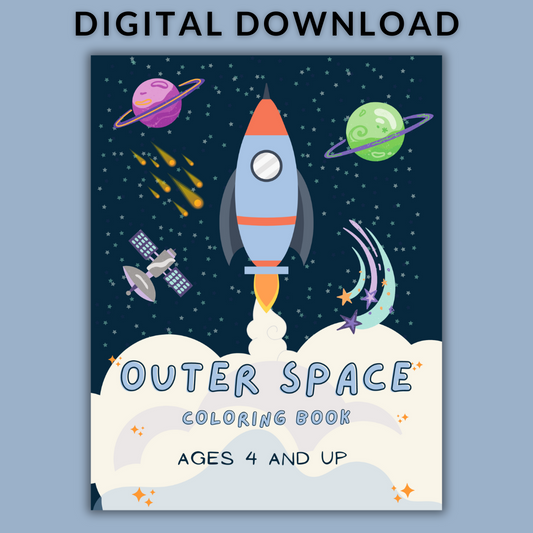 Outer Space Coloring Book